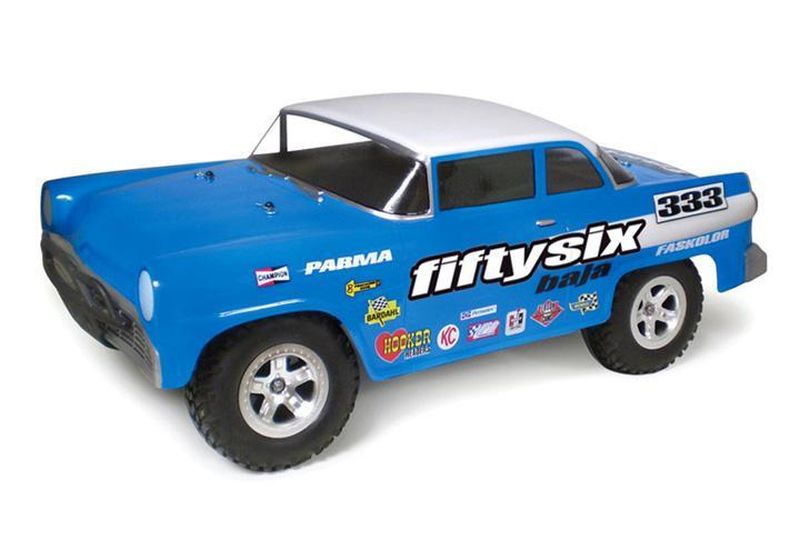 Parma '56 Muscle Baja 1/10 Scale Short Course Drag Clear Body, PAR1240