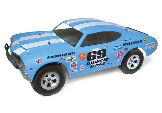 Parma '69 Muscle Baja 1/10 Scale Short Course Drag Clear Body, PAR1244