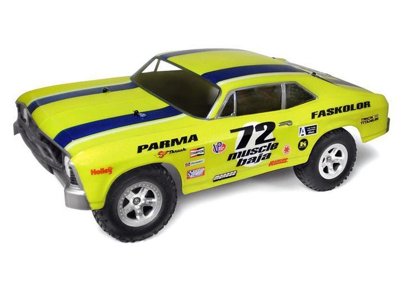 Parma '72 Muscle Baja 1/10 Scale Short Course Drag Clear Body, PAR1246