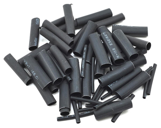 ProTek RC 1.5, 5, 6 & 8mm Shrink Tubing Assortment Pack (Black) (20) (1" Length), PTK-5453