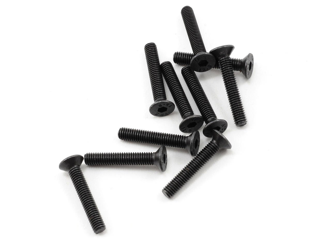 ProTek RC 3x18mm "High Strength" Flat Head Screws (10), PTK-H-2208