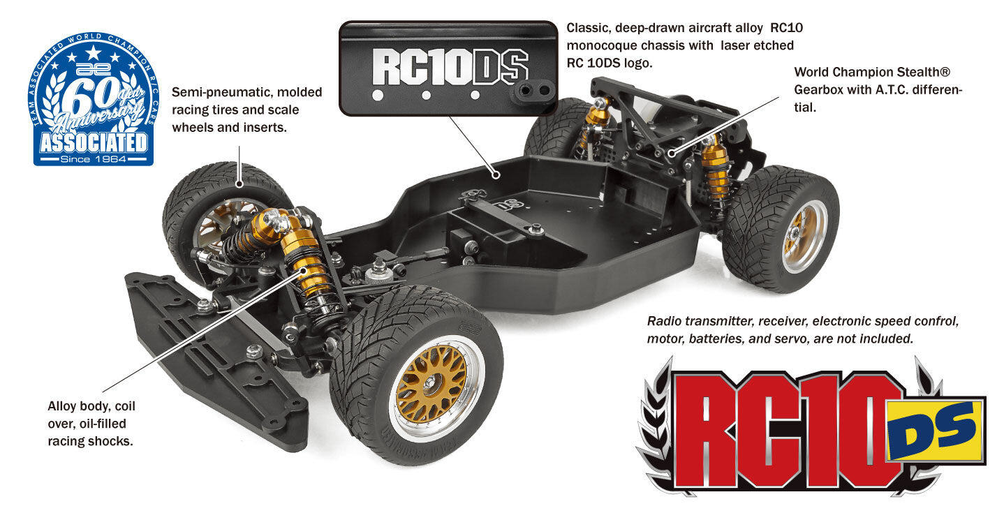 RC10DS Dual Sport Classic Kit, ASC-8082