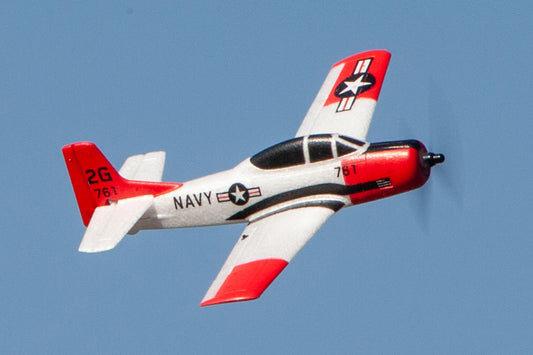 T-28 Trojan Micro RTF Airplane with PASS (Pilot Assist Stability Software) System