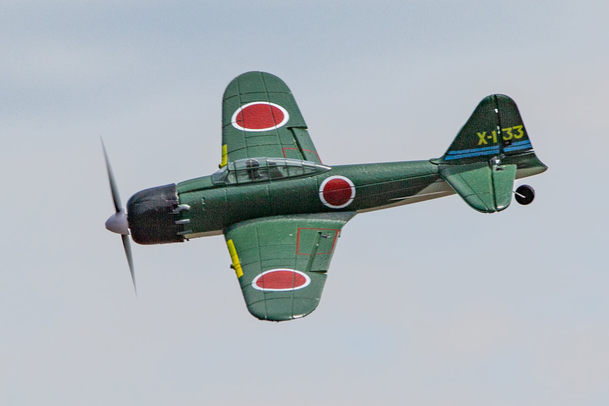 Mitsubishi A6M Zero Micro RTF Airplane with PASS (Pilot Assist Stability Software) System