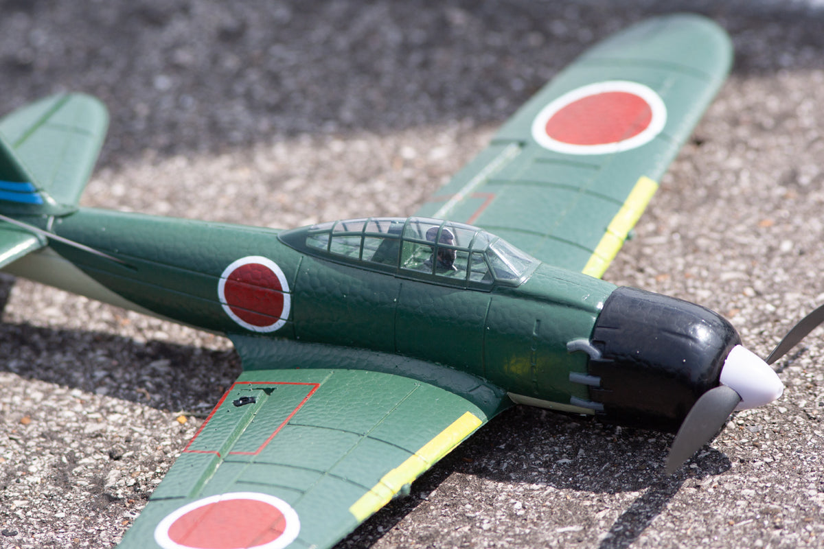 Mitsubishi A6M Zero Micro RTF Airplane with PASS (Pilot Assist Stability Software) System