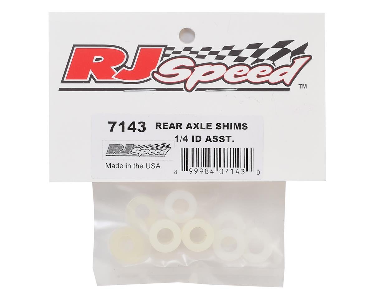 RJ Speed Rear Axle Spacer / Shims Assorted ¼ I.D. (10), RJS7143