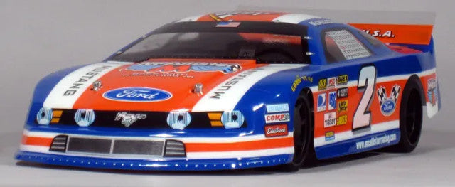 McAllister Racing ASA Style Mustang Latemodel Body Oval w/Decals, 272