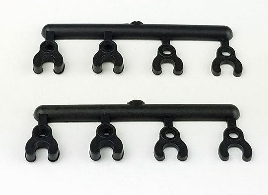 Custom Works RC Clip-In Spacers, fits shock shafts & hinge pins. CW-1265