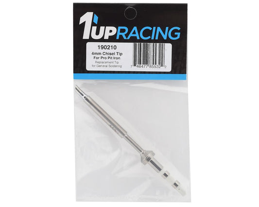 1UP-190210 - 1UP Racing TS100 Pro Pit 4mm Chisel Tip Soldering Iron Tip
