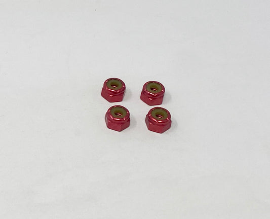 8-32 Hex Lock Nut (Red), VRC-30225