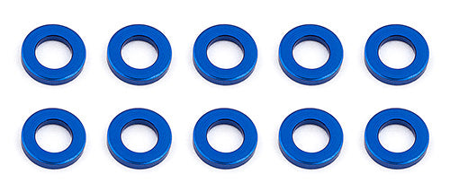 Ballstud Washers, 5.5x3.0x1.0 mm, blue aluminum ASC-31382