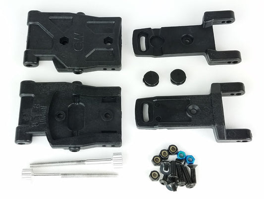 Custom Works RC Adjustable Toe A-arm Set – B6.1, fits Associated B6.1 Buggy, CW-3277