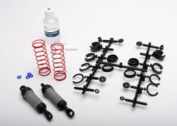 Ultra Shocks (gray) (long) (complete w/ spring pre-load spacers & springs) (2) TRA-3760A