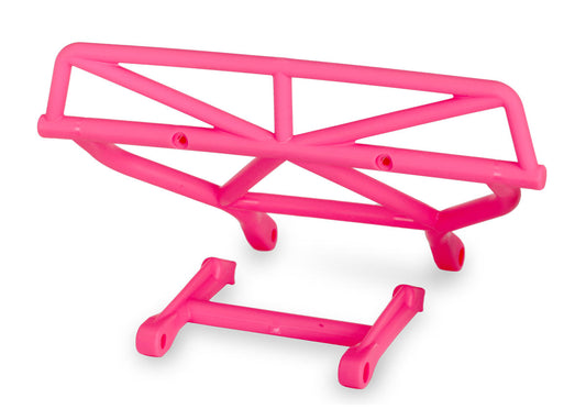 Bumper, rear/ bumper mount, rear (pink) 5836P