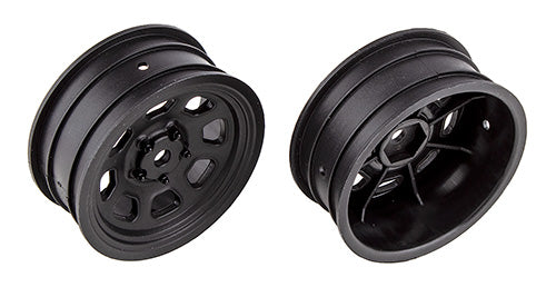 SR10 Front Wheels, black ASC-71096