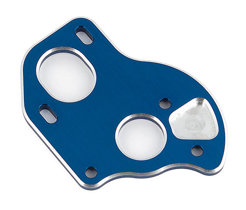 ASC-91795 RC10B6.1 Laydown Motor Plate, blue aluminum