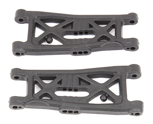 RC10B6 FT Front Suspension Arms, gull wing, carbon ASC-91872