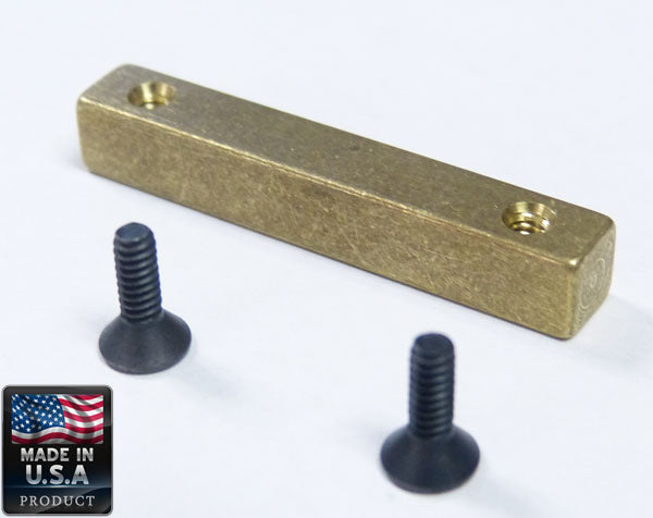 Custom Works RC Brass Weight ½ oz., fits all battery mount locations. CW-9912