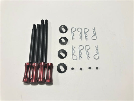 Dirt Oval Clipped Body Post Kit Red GFR-1017R