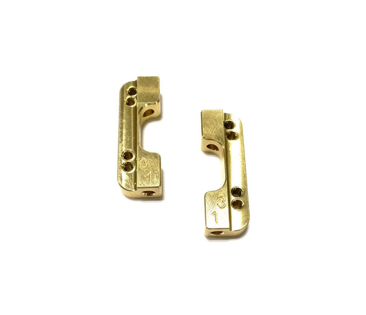 Brass 1/3 Rear Toe Blocks GFR-1328