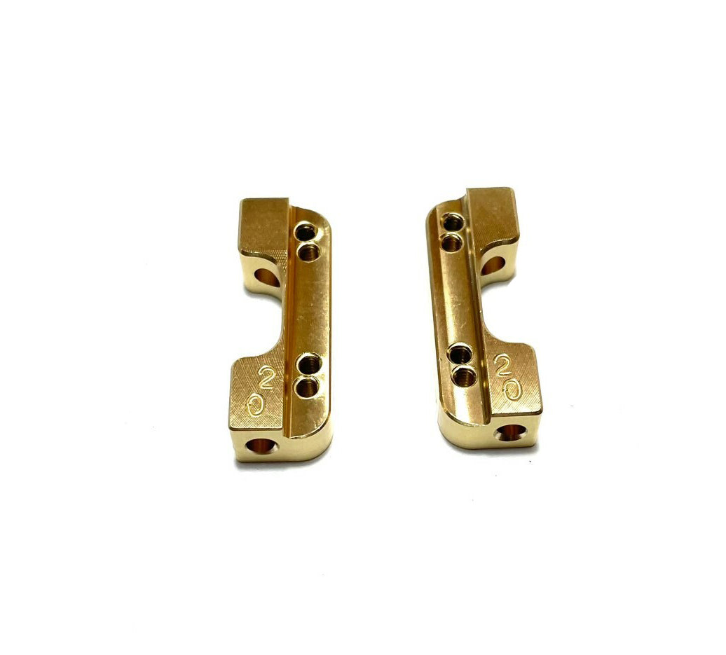 2022 GFR1 Direct Drive Sprint Car Rear Brass 0/2 Rear Toe Blocks GFR-1363