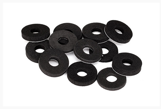 TRA-6716 Body washers, foam adhesive Body Washers, Foam, 2mm/3mm/4mm (10)