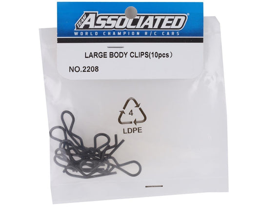 Large Body Clips, Black ASC-2208