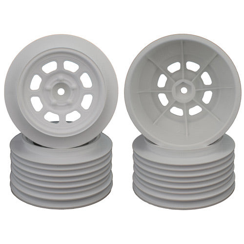 Speedway SC Wheels for Traxxas Slash Rear / 21.5mm BKSP / WHITE / 4Pcs.