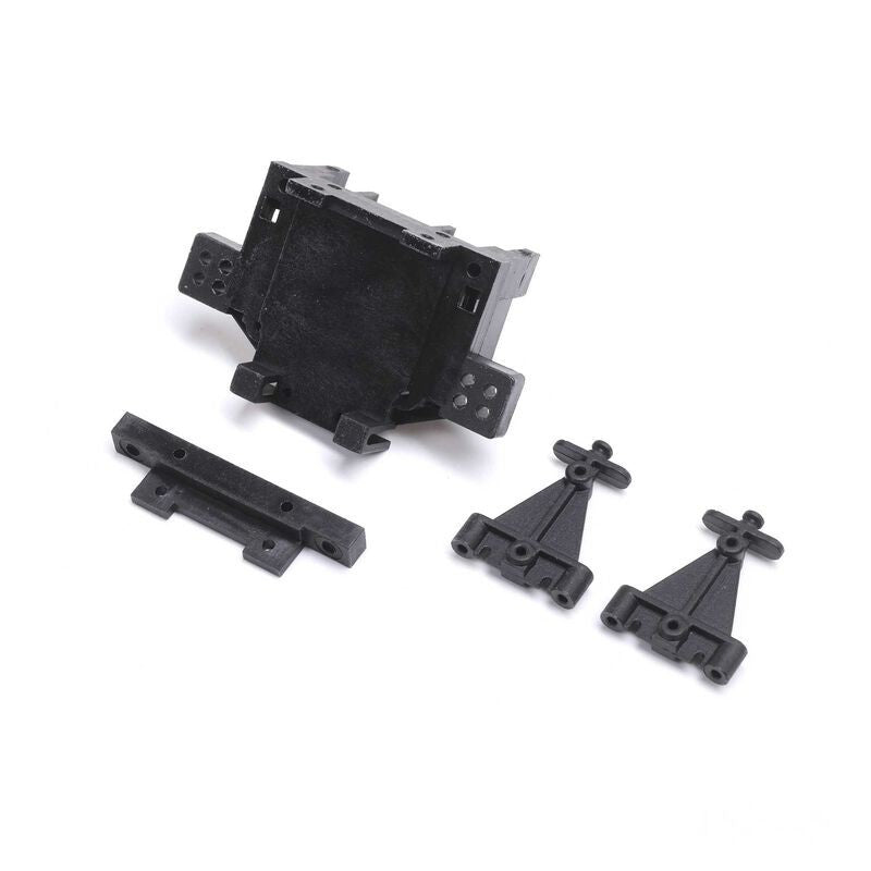 Team Losi Rear Bulkhead, Toe Block, Link Mount: Mini JRX2