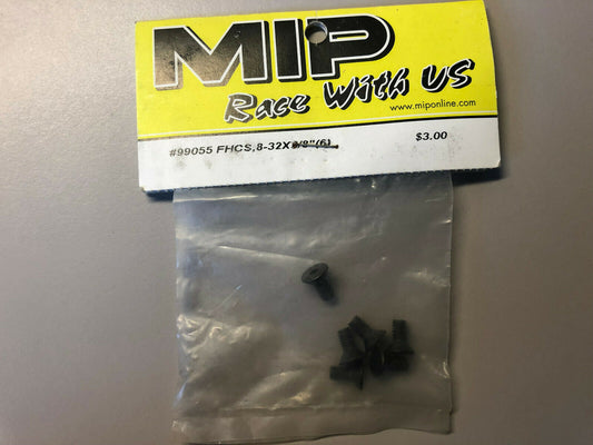 MIP FHCS Screws 8-32 x 3/8 (6) #99055 (bx24)