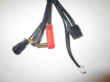 XT60 Charge Cable w/ Strain Reliefs  TQ-2723